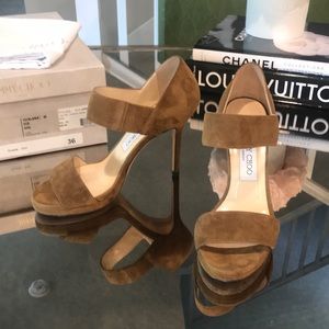 Jimmy Choo size 36 Suede Brown